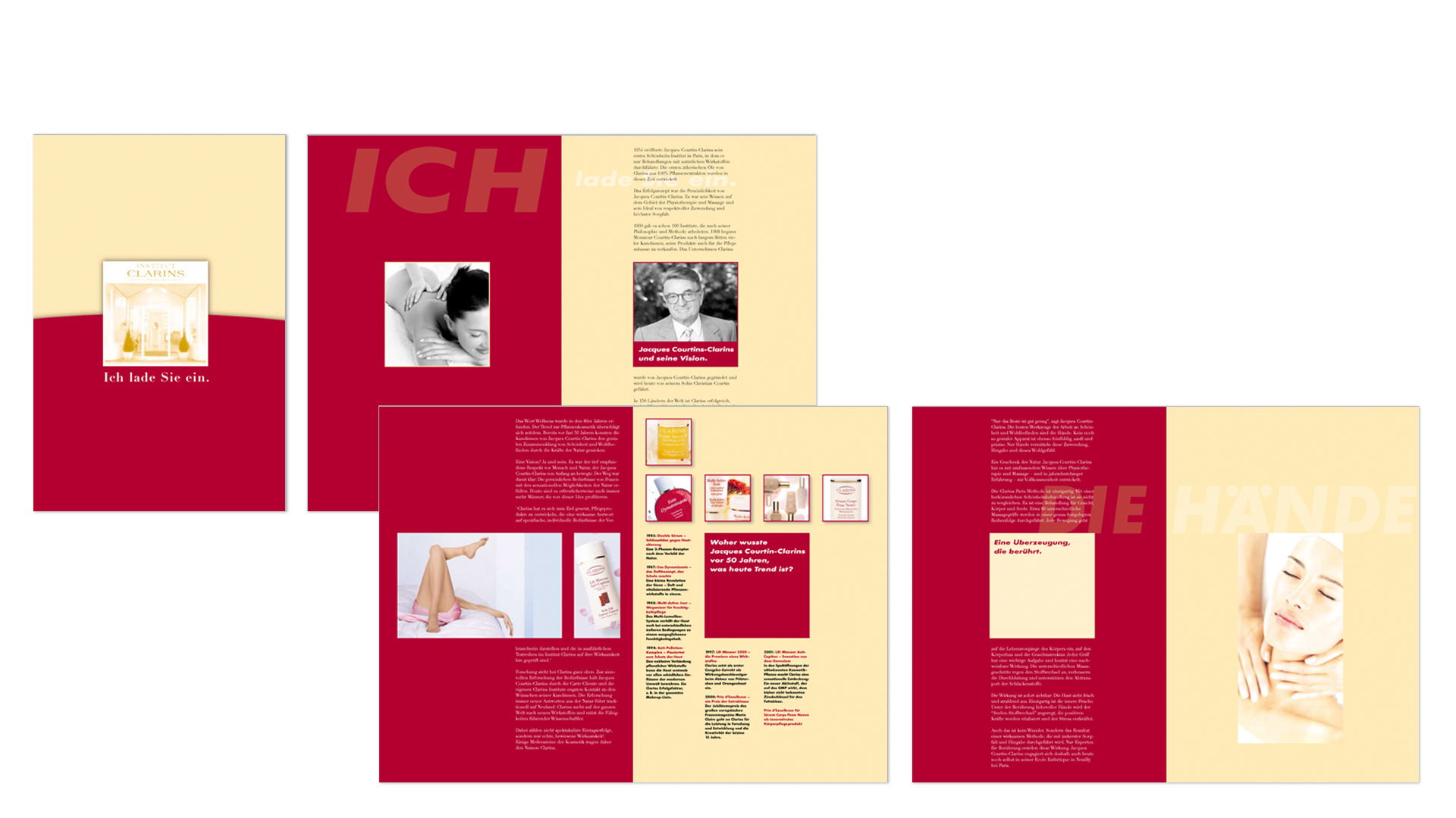 Clarins Imagebroschuere