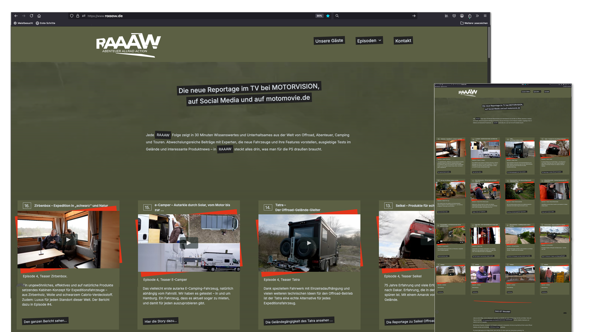 RAAAW 1 Webseite Teaser